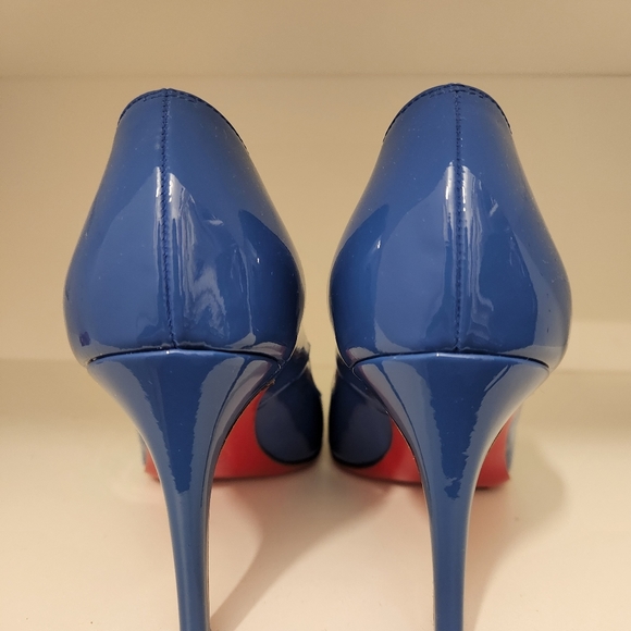 Louboutin Blue Pumps Size 37 - Picture 3 of 5